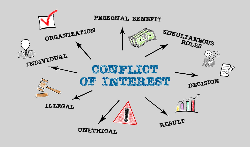Managing Conflicts of Interest As the CEO Graphic