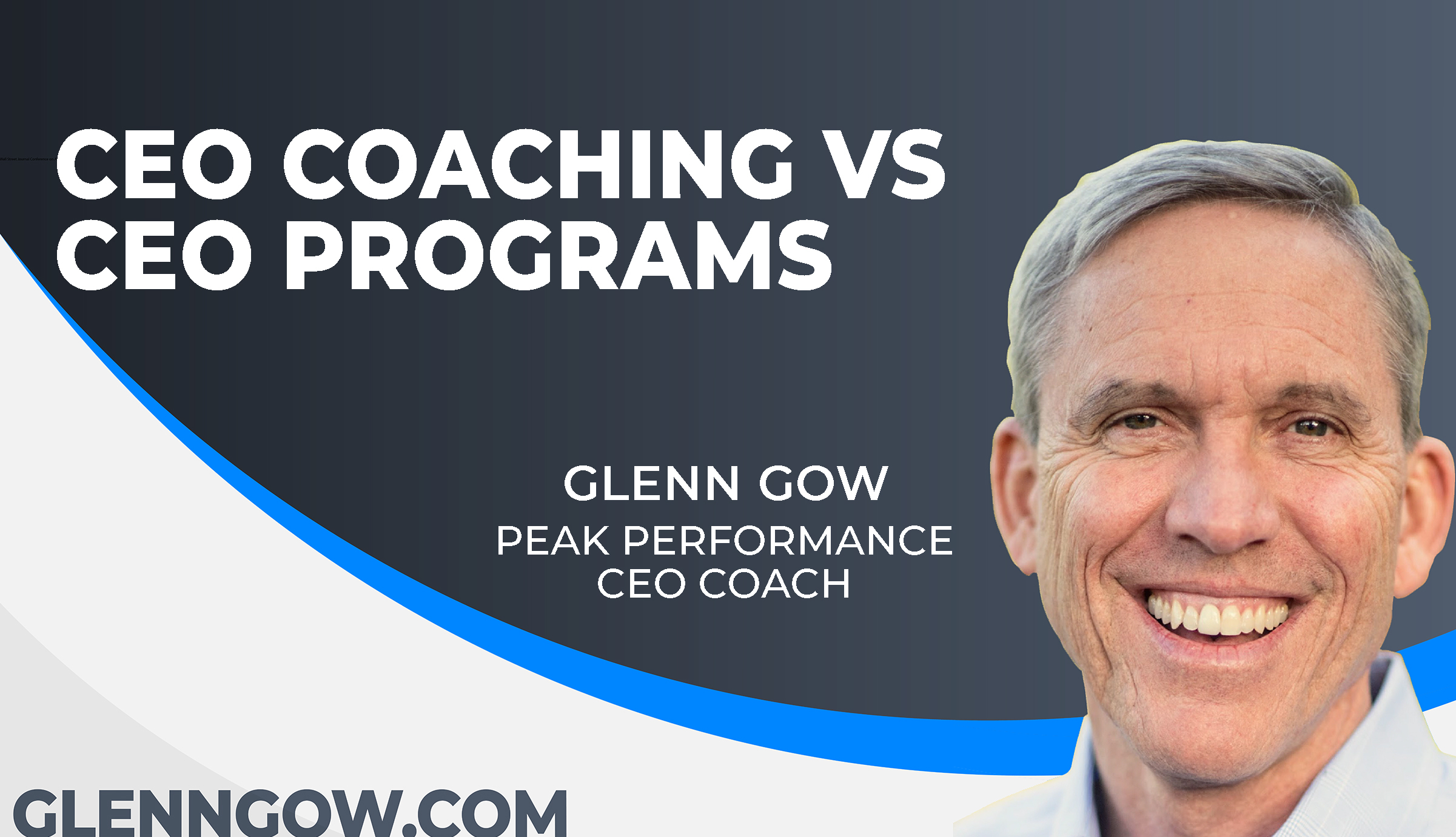 ceo coaching vs ceo programs