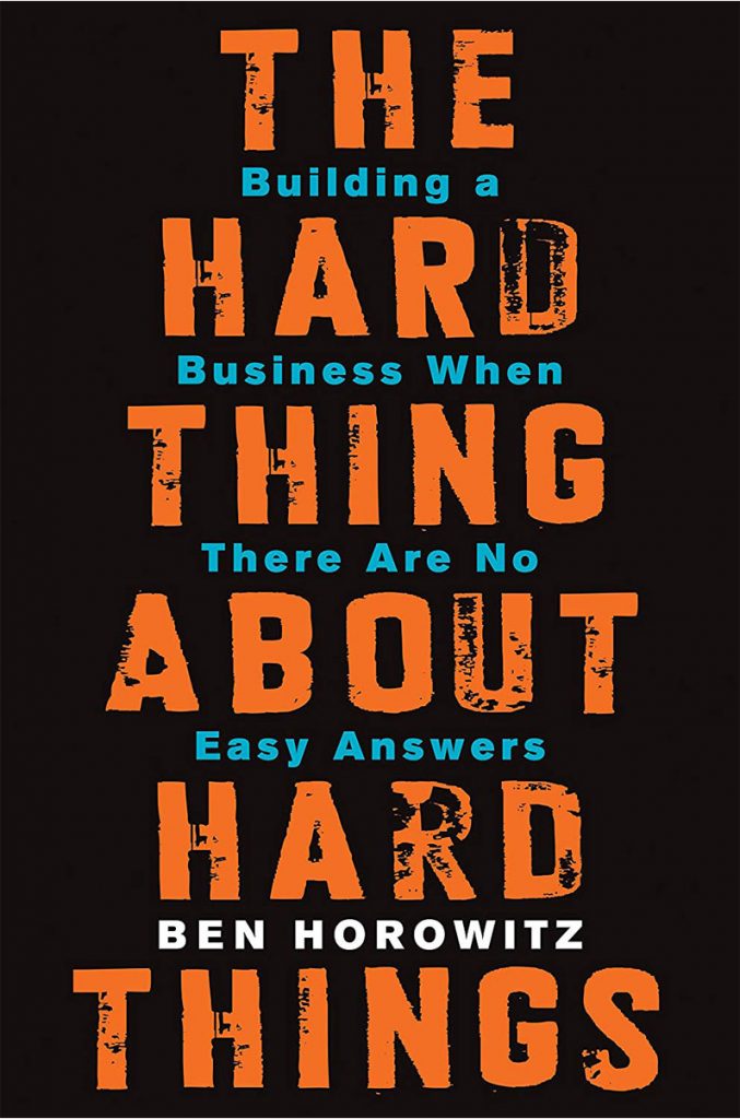 The Hard Thing About Hard Things Cover